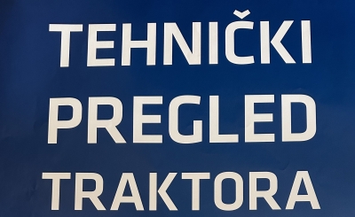 Tehnički pregled traktora na terenu